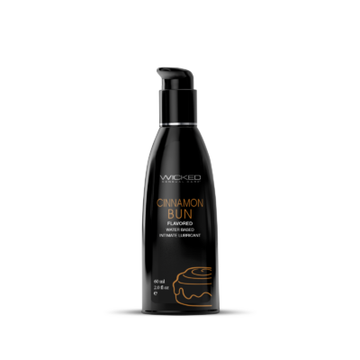 Wicked Sensual Care lube Cinnamon bun flavor