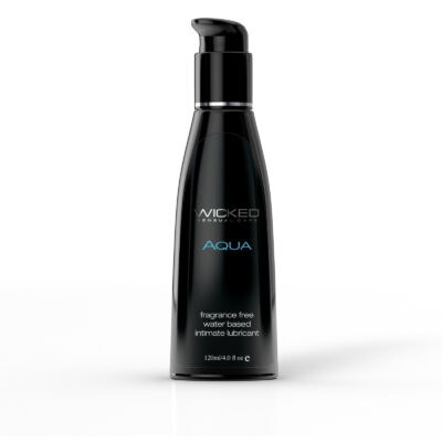 Wicked Sensual Care lube aqua water based