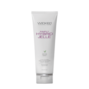 Wick_SimplyJelle_Hyb-4oz Wicked Sensual Care lube hybrid gel