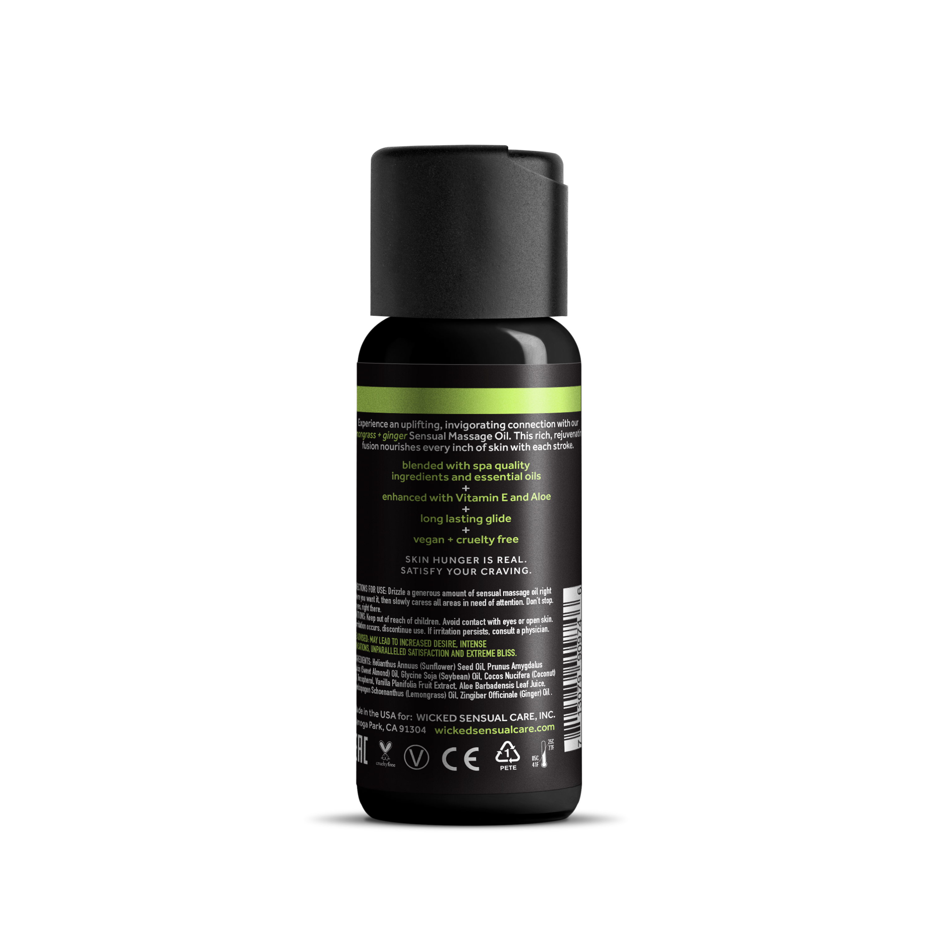 lemongrass + ginger Sensual Massage Oil - Image 2