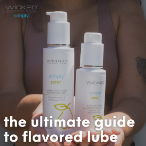 flavored simply pear lube